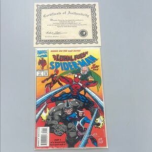 Marvel The Lethal Foes of Spider-Man Comicbook September 1993